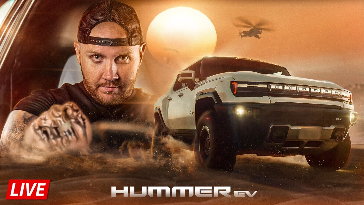 timthetatman's tweet photo. 🔴LIVE

Taking the Hummer EV Pickup for a spin in Warzone 2 with @Cloakzy @HusKerrs &amp; @ZLaner

#GMCAmbassador #TeamAchiev #Warzone2 #GMCHummerEV Pickup #ad 👉https://t.co/ThcuLWZQzW https://t.co/arI5TtoL01