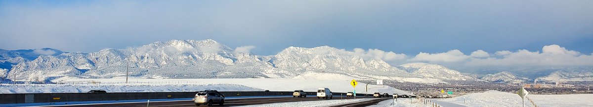 What a commute this morning.