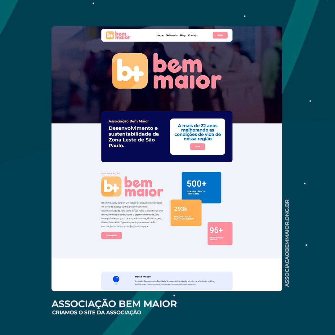 LinkNacional's tweet image. Desenvolvemos um site WordPress, integrado a uma plataforma de doações, para Associação Bem Maior, instituição que atua há mais de 20 anos na busca por políticas públicas e projetos sociais que levem desenvolvimento à zona leste paulistana.

#wordpress #divibuilder #paraquemdoar