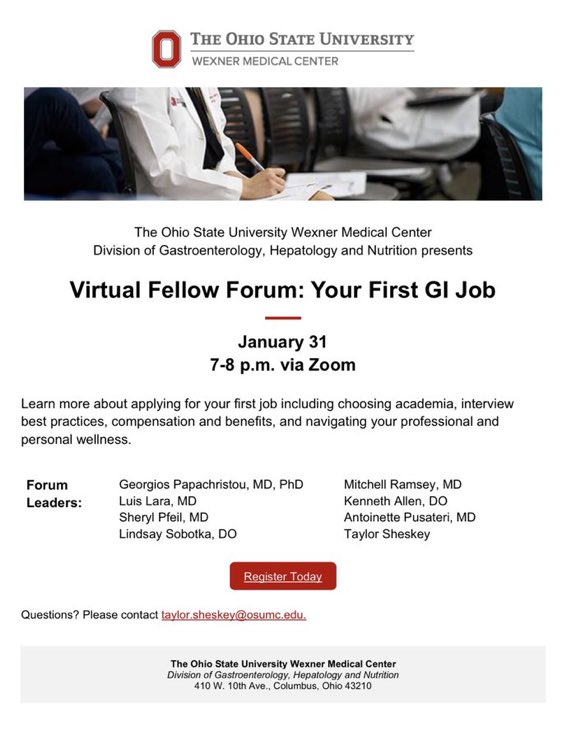 LuisLaraMD1's tweet photo. Attend this free event as you plan your GI future! @AmericaDoctors #latinosinGI @TecdeMonterrey https://t.co/GgiA1WYd6z