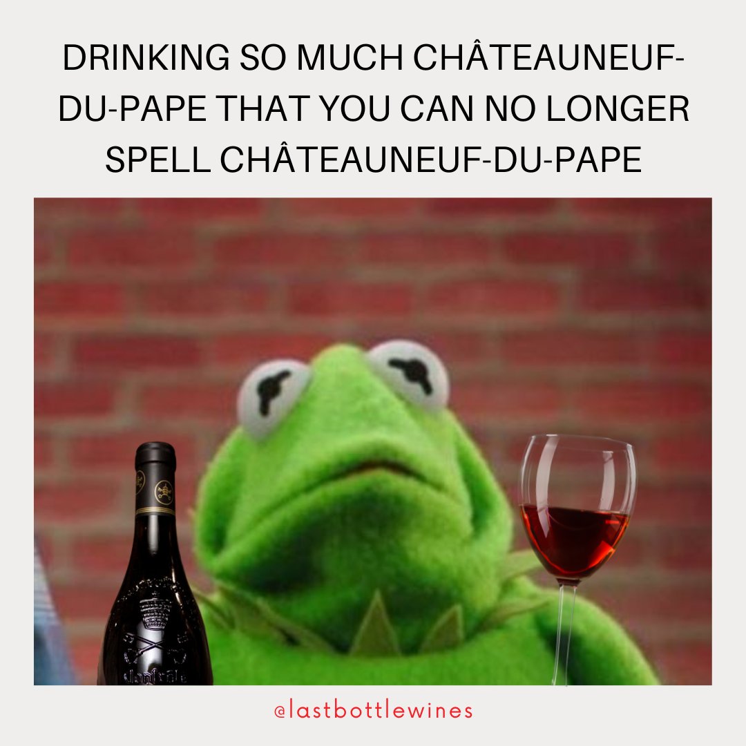 Just kidding, we can't spell chatenoof de pop even when we're sober 🤙 HOWEVER that will not stop us from partying hard tomorrow to celebrate CDP's big day. I'm talking MINI MARATHON (!!!!) of our favorite Southern #Rhône #wines, all day long. See you there, party people 😉🍷