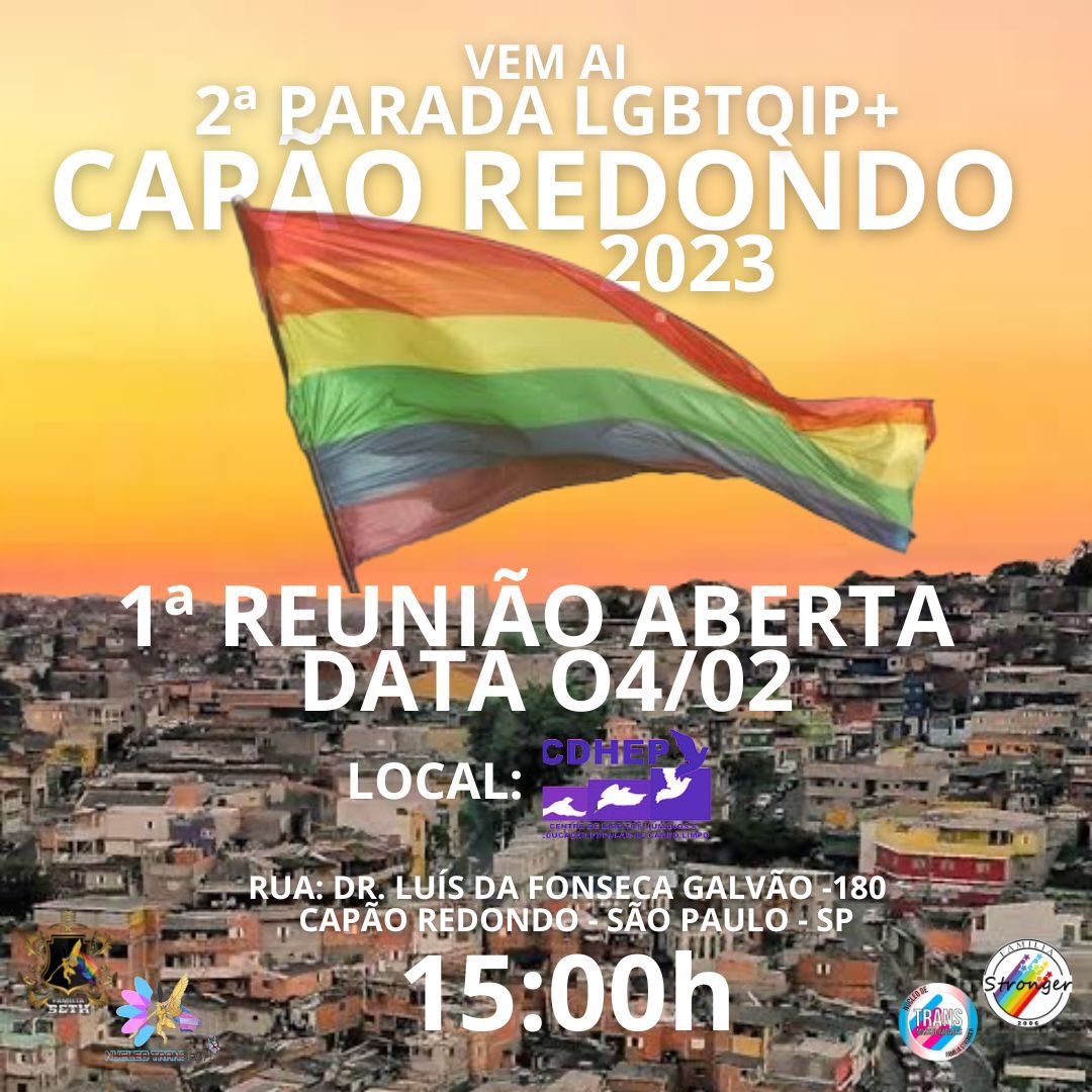 FMLSethSP's tweet photo. *#FoiDadaALargada* vem aí a 2ª Parada LGBTQIAP+ do Capão Redondo. 

*Convocatória de reunião aberta* 

https://t.co/1sodXKrziW https://t.co/wm54rntFY9