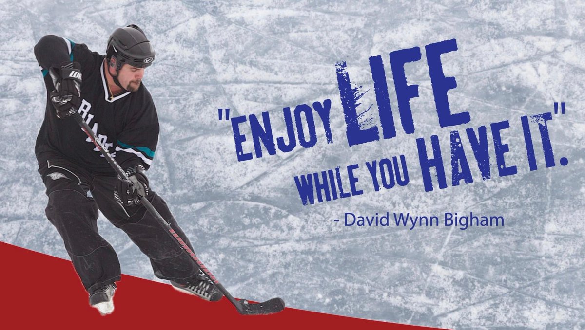 “Enjoy Life While you Have It”-David Bigham #playwithheart #playforpatrick