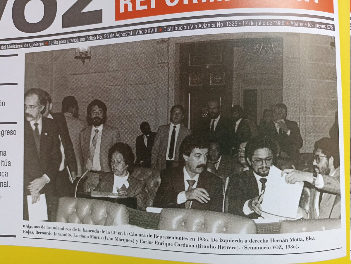 Saludo fallo de CIDH que condena a Estado colombiano y ordena reparación  por genocidio contra <a href="/UP_Colombia/">Unión Patriótica</a>. Victoria de las víctimas.
Es hora también que 2 sobrevivientes de este crimen de Estado sean reparados teniendo derecho a hacer política: Simón Trinidad e Iván Márquez