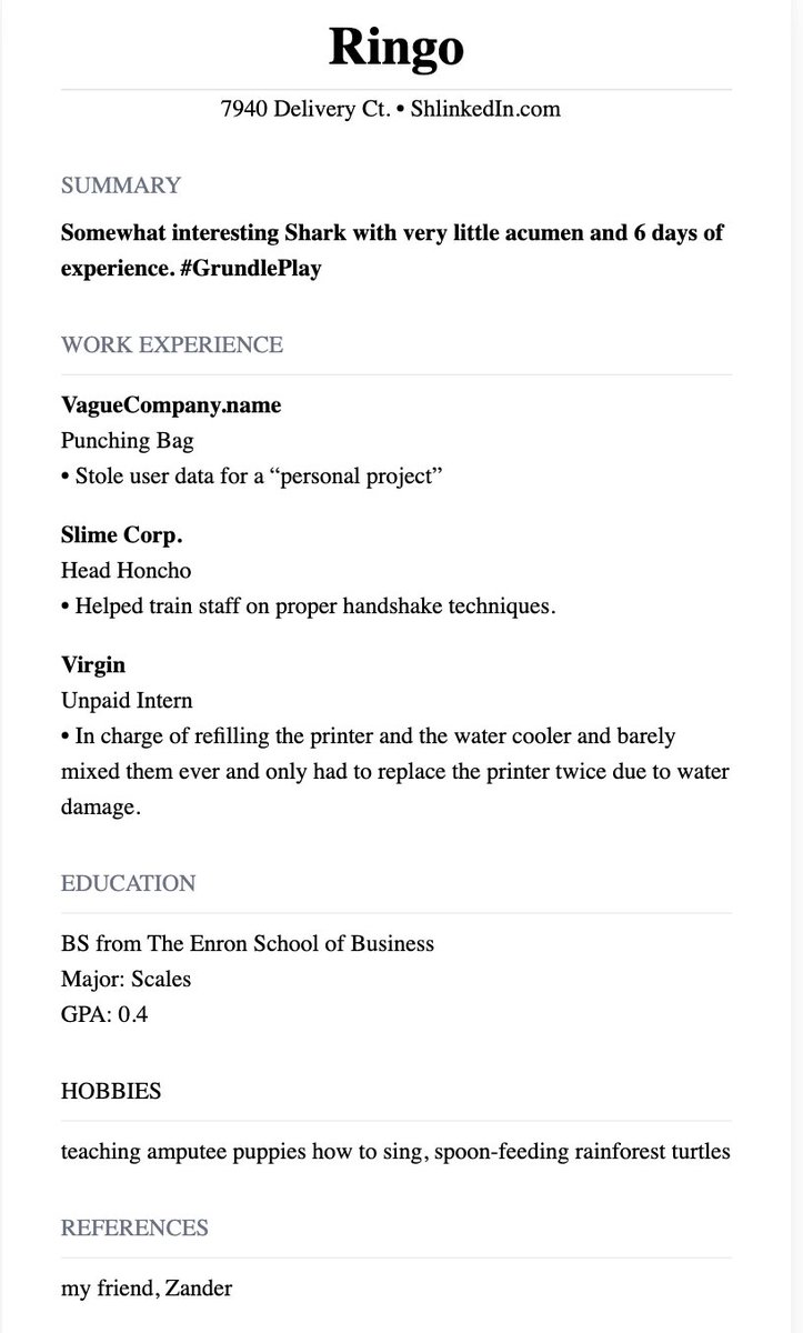 ShlinkedIn tweet media