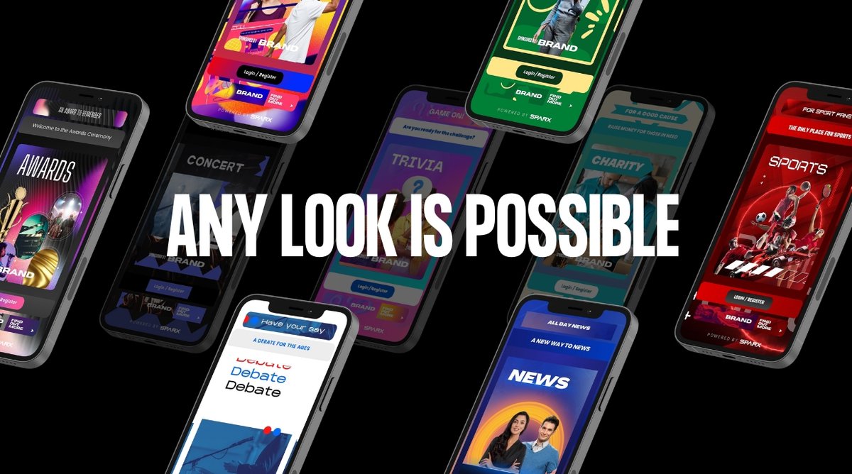sparxplatform's tweet photo. Our latest update gives you full control over the look of your interactivity. Instead of Sparx controlling your graphics YOU are now able to update your branding in real-time. Sign up here to get updates on how this makes your life easier 💁‍♀️ https://t.co/6awIzJHMmv 
#branding https://t.co/YlyvxnuzqZ