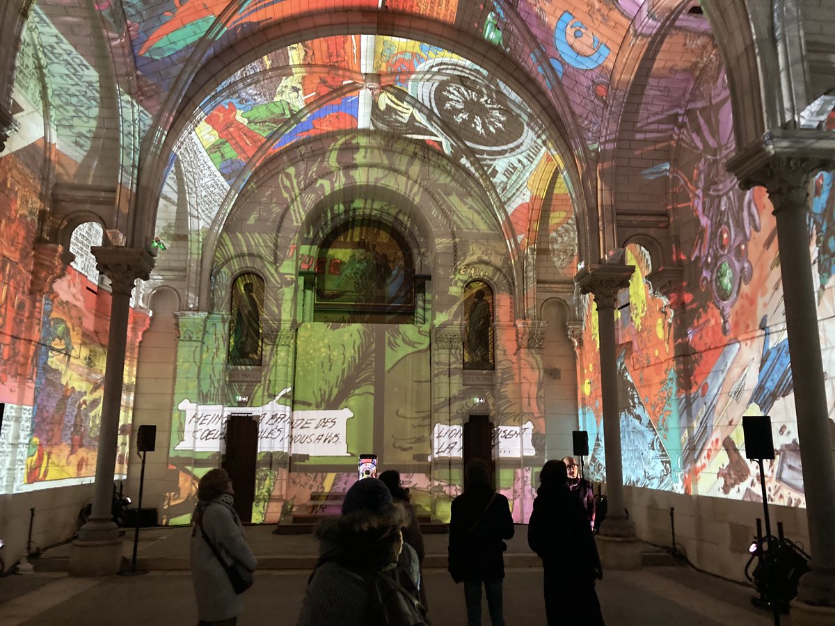MaiteLab's tweet photo. Expérience BD et immersion au @bdangouleme dans la chapelle « Druillet » 👀 https://t.co/PkQ0Qfedr2