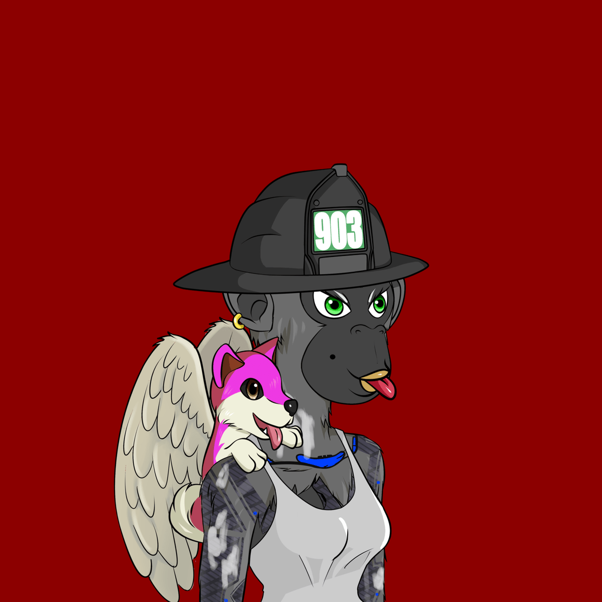 BoredApeDB's tweet photo. Now I know there is a bored ape out there for this angel! Find her in the metaverse and ask her out to the ball! #bayc #badb #mayc #live #laugh #love #nft #nftart https://t.co/NzO7izJoYn