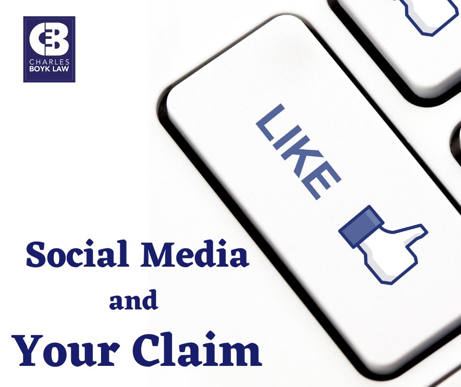 Social Media has such a large impact on our lives, but it can be a danger to your case. Check out our blog, where we outline what you should and should not share: loom.ly/AUQCW-E
 #socialmedia #social #media #impact #life #blog #share #charlesboyklaw
