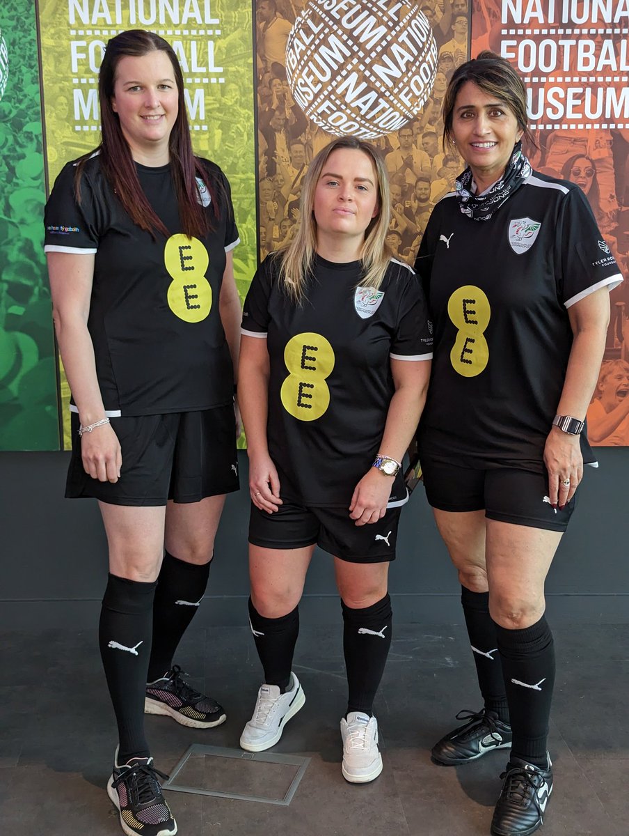 NWalesDragons's tweet image. Today we officially launched our new North Wales Dragons ladies football kit @FootballMuseum.

We are proud to receive a new kit courtesy of @EE following our involvement in the most recent #HopeBeatsHate campaign.