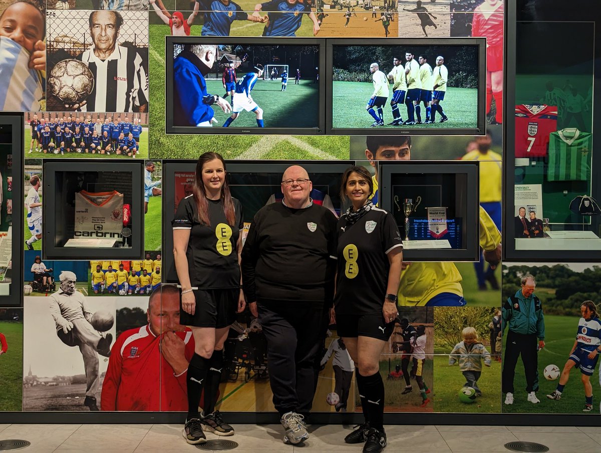 NWalesDragons's tweet image. Today we officially launched our new North Wales Dragons ladies football kit @FootballMuseum.

We are proud to receive a new kit courtesy of @EE following our involvement in the most recent #HopeBeatsHate campaign.