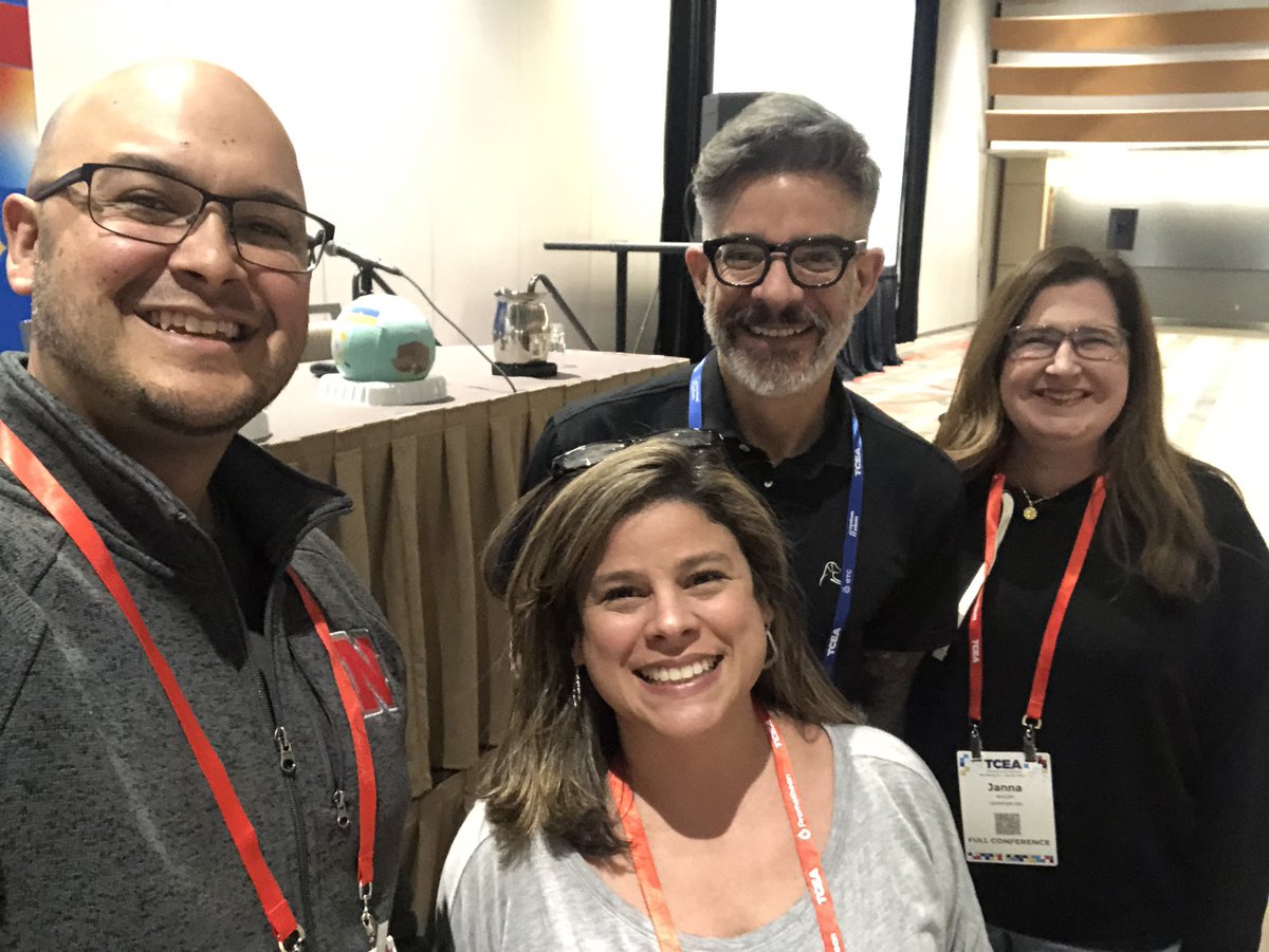 MrJustinGomez's tweet photo. These @Cypress_Cheetah teachers are loving what @AdamSaenzPhD is putting out into the EDU world 🌎! #TCEA23 #1LISD #Relationship https://t.co/KQsHXk9BFE