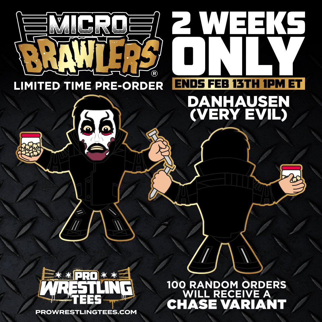 Pro Wrestling Tees on X: Pre-Order Now! AEW Micro Brawler