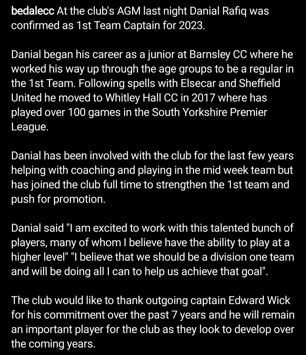 Bedale Cricket Club tweet media