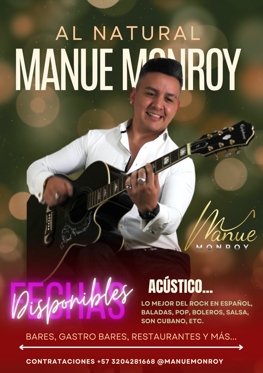 ManuelfMonroy's tweet photo. No te quedes sin tu show acústico... https://t.co/lDVuFhMhbV