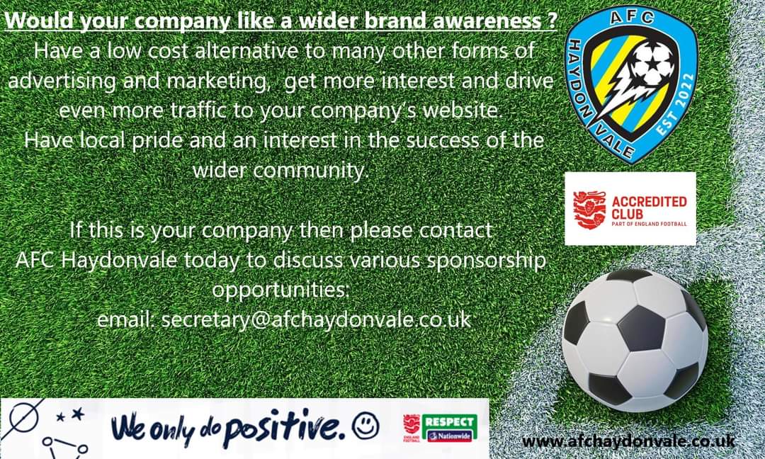 HaydonvaleAfc's tweet photo. https://t.co/dk0RBieckk