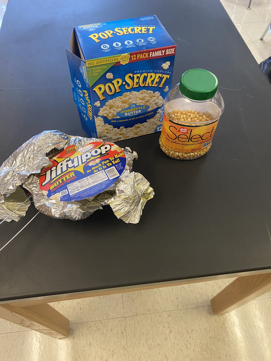 6RedScienceD56's tweet photo. Popcorn Lab today to demonstrate the transfer of heat!!#d56achieves #conduction #convection #radiation #scienceisfun https://t.co/MOoExQaXjD