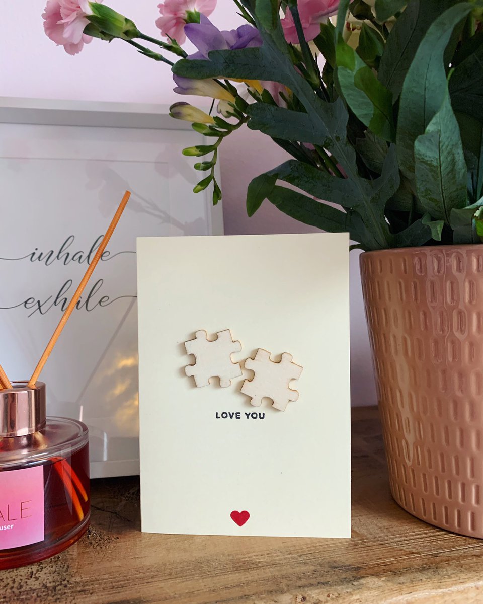 Buy a our handmade Puzzle Piece Cards for just £3 delivered (UK only). 🤩 

Comment or DM us to purchase ♥️🧩 

Ps, we’ll fill it with confetti to get you max brownie points 👉👈

#CinnamonSpicedCards 
#SmallBusiness #SmallBiz #EarlyBiz #SBS #SBSWinner #Valentines #Galentines #RT