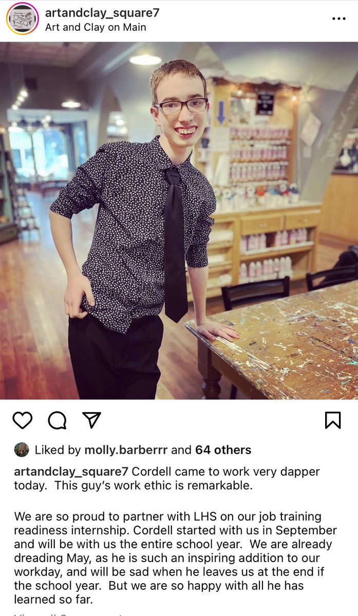 LHSMDClassroom's tweet image. So proud of the job Coredell is doing at  Art and Clay! #DressedForSuccess