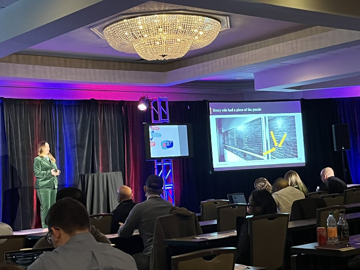 “Every role has a piece of the puzzle” <a href="/s0urcesmeth0ds/">on 🦋</a> parallels Bletchley Park with modern day threat intelligence teams at #sans #CTISummit