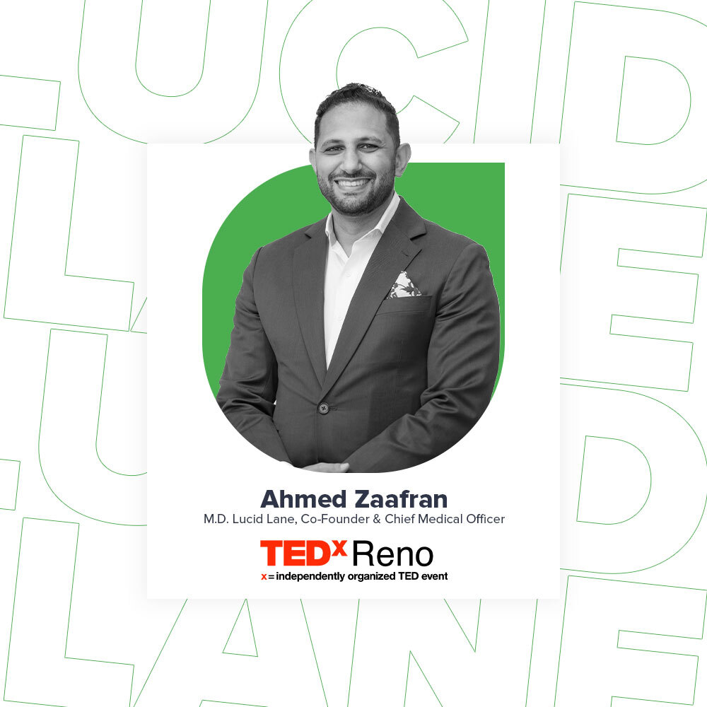 lucidlanehealth's tweet photo. We're thrilled to announce that Ahmed Zaafran @funkyfaroh will be speaking at @TEDxRenoNV's exclusive VIP event in Reno on February 4, 2023, along with an amazing line-up of peers! Tickets are selling out fast, so hurry up and get yours! https://t.co/T0Sezih2Ww https://t.co/agFkaYByxl