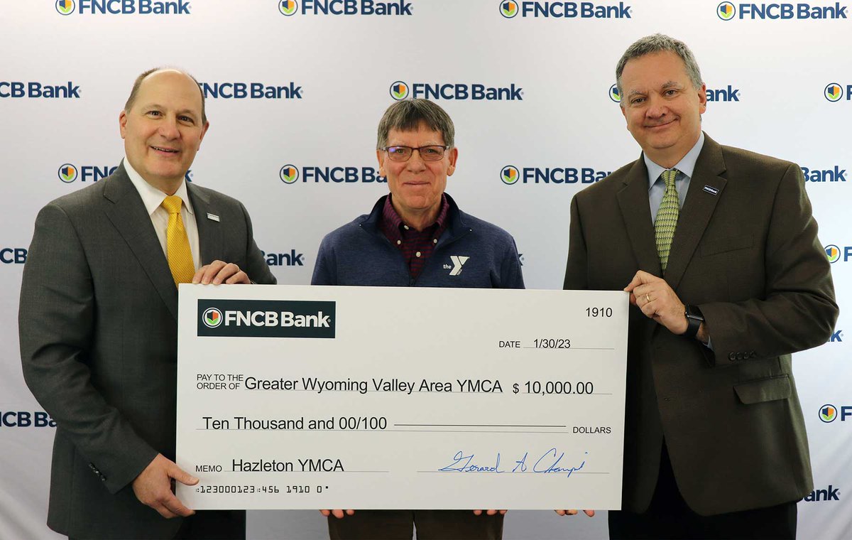 PeoplesSecurity's tweet photo. Pleased to present the Greater Wyoming Valley Area YMCA with a $10,000 @PADCEDnews Neighborhood Assistance Program donation for their Hazleton YMCA childcare revitalization project.
#FNCBCares #Hazleton #PADCED #daycare https://t.co/UYT54rm3wL