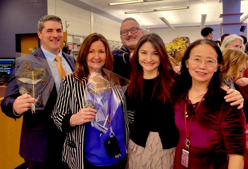 SupCittadino's tweet photo. A fun day at OBHS as our students and staff continue to commemorate the Chinese Lunar New Year. A sugar artist was on hand to showcase and give away her amazing artistic talent. #OnlyInOB #LunarNewYear2023 @OldBridgeTPS https://t.co/GeJKocMi5y