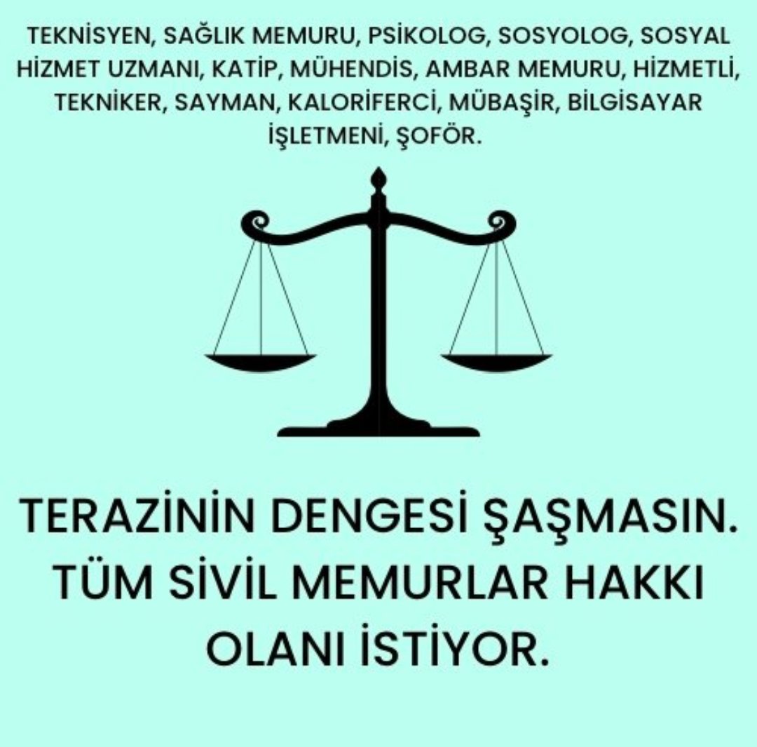 OskanEricek's tweet photo. Aynı kurumda çalışıp bir grubun özlük haklarının iyileştirilmesi diğer personelin ihmal edilmesi iş arkadaşları arasında çalışma barışına olumsuz olarak yansır. #ADALETmemurundaBAŞLAR @adalet_bakanlik @bybekirbozdag @ctekurumsal @YavuzEnis @tcbestepe https://t.co/7KpVXeEUOu