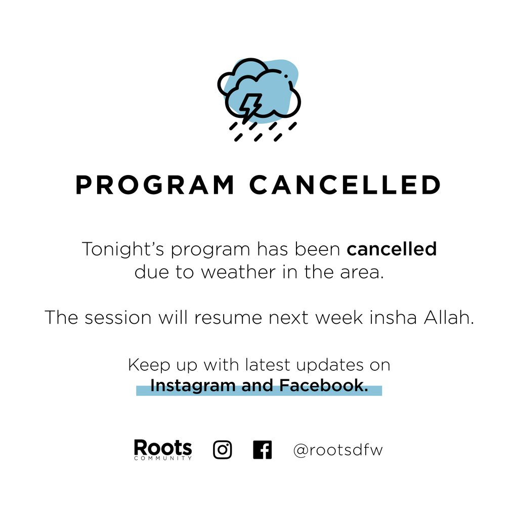 Tonight's Heartwork session is postponed due to the freezing rain/snow in the forecast. Stay safe, eat something warm, and we'll see you next week insha Allah.
