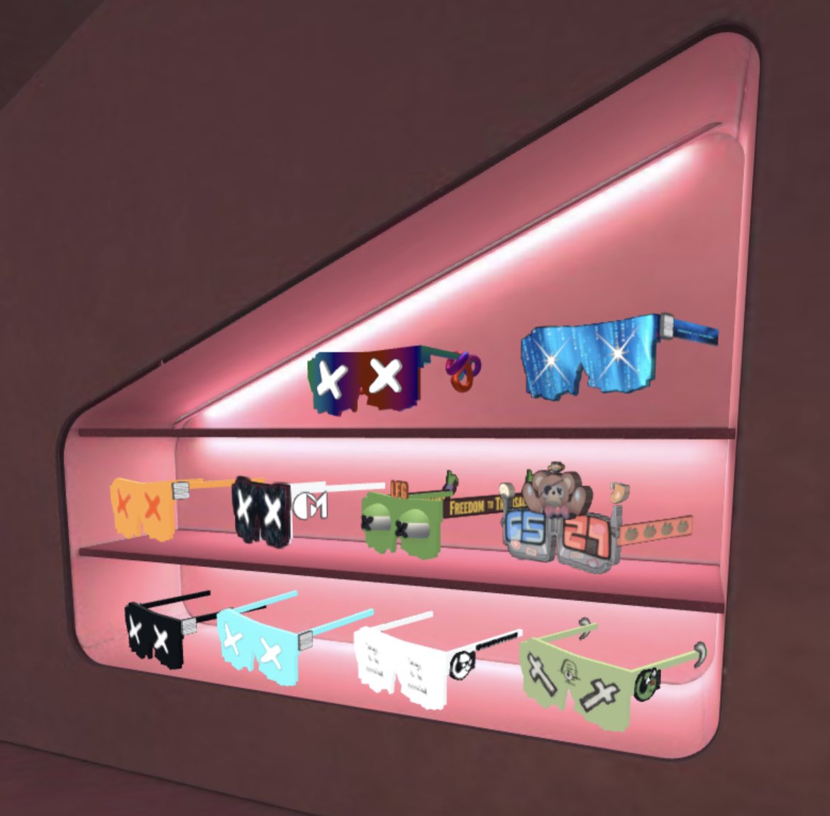 3D Summer Glasses Collections

⌐🆇-🆇

Rememe <a href="/punk6529/">6529</a> <a href="/6529er/">6529er</a> <a href="/Ars0nic/">Arsonic</a> <a href="/DirtyRobotWorks/">DirtyRobot ⬛️</a> <a href="/RikOostenbroek/">Rik Oostenbroek</a> <a href="/cathsimard_/">CATH Simard</a> <a href="/sartoshi_rip/">sartoshi</a> <a href="/oncyber/">ᴏɴᴄʏʙᴇʀ</a> <a href="/OM100m/">OM</a> 

opensea.io/collection/stu…