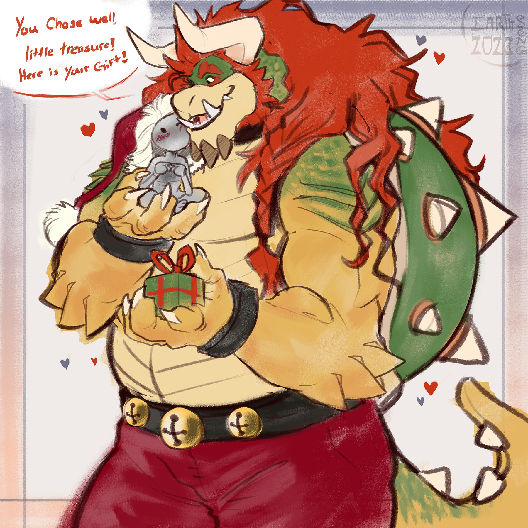 ashantejohnsonart on Twitter "You have chosen the Nice Path! Bowser