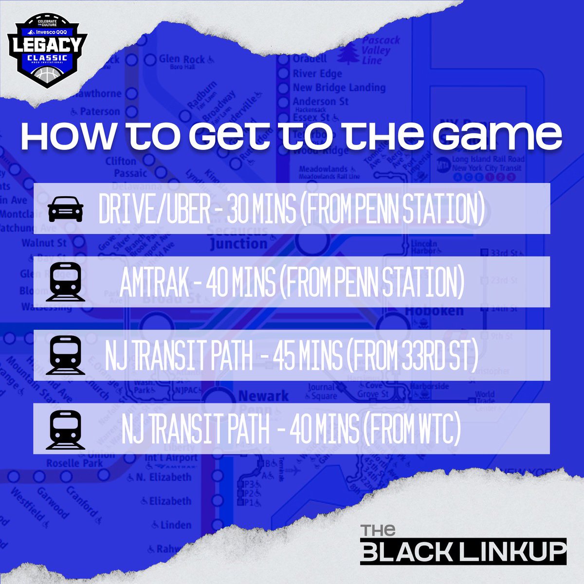 theblacklinkup's tweet photo. HBCU LEGACY CLASSIC IS THIS WEEKEND! 

Have you entered the giveaway yet?!?

HOW TO WIN ON INSTAGRAM

1. Follow @theblacklinkup_nyc
2. Email your name &amp; IG handle to info@thenlacklinkup.co

#HBCU #battleofthebands  #basketball #supportblack https://t.co/GJCZsokS2o