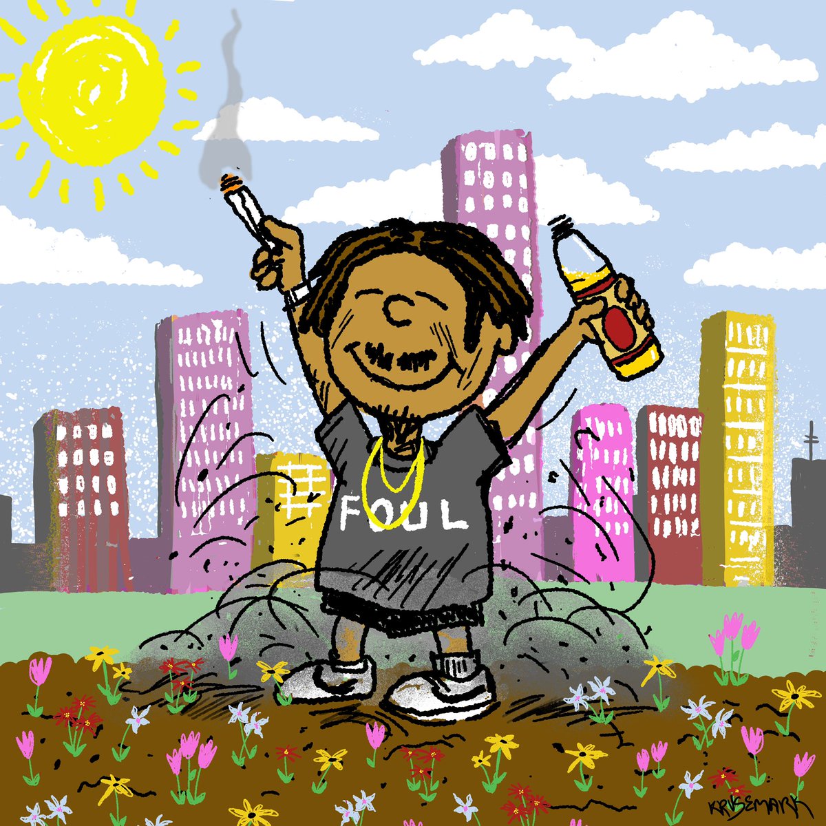 GerritKrusemark's tweet photo. Dirt Don’t Hurt” on the way from @ProDillinger dropping 2/28/23!
- produced by @machacha  
- Artwork by me 🎨
Physical copies will be available at @copenhagencrates &amp; @barsoverbs 

#prodillinger #dirtdonthurt #umbrellaovereverything #bigumbrella #hiphop #rap #rapmusic https://t.co/l56ZF632NV