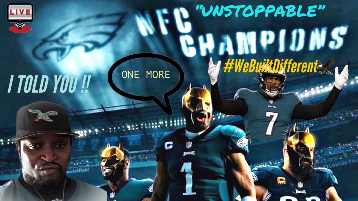 PHILADELPHIA EAGLES | EAGLES ON THERE WAY TO SUPERBOWL | #WeBuitDifferen... youtube.com/live/1x8sygoMF… via @YouTube @Eagles @JalenHurts @BGSM_ @BIRDGANG31_P #WeBuiltDifferent🦅 #YouTubers #SuperBowlLVII #EaglesTwitter #EaglesSuperBowl #Eaglesvs49ers #EaglesFans #EaglesNation TAP-IN