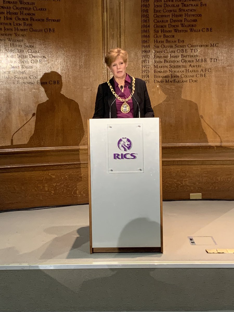 Honoured to be attending the inauguration of new RICS president Ann Gray on behalf of <a href="/ACES_org_uk/">ACES</a> and <a href="/NHSProperty/">NHS Property Services</a>