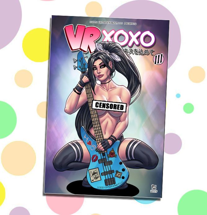 Codex_Ent's tweet photo. TOMORROW on #kickstarter VR XOXO#3
"Electric Dreams" Variant by Courtney Rose & Chuck Obach
Pre-launch link in comments
#comicbookcoverartist #comicart #coverartist #sexy #artist #pencil #manga #codexent #vrxoxo #codexentertainment #pinup #pinups #sketch #crowdfunding #guitar https://t.co/ffwyU4wUAD