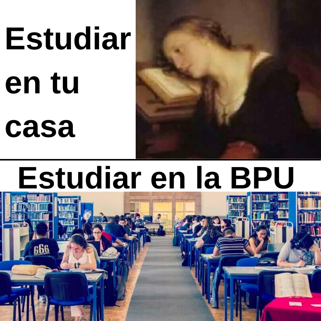 LaBPU_'s tweet photo. 😫Estudia sin sufrir, aquí tenemos la solución.
¡#LaBPU es tu aliado! 😁
#HumorBPU https://t.co/hlK4KAk93Z