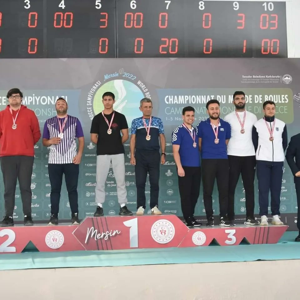 Türkiye Bocce Raffa şampiyonası sona erdi. Emeği geçen herkese teşekkürler 🥰👏✅✅
Organizasyonu alan Mersin'e ayrıca teşekkürler. 👏👏
<a href="/MutluTurkmen/">Mutlu Türkmen</a>
<a href="/atsizafsin/">Atsız Afşın Yılmaz</a> <a href="/FaikKAPSIZ/">Faik KAPSIZ</a> <a href="/S_Eren_Ozturk/">S.Eren Öztürk</a> <a href="/Sakir37754773/">Sakir</a> <a href="/memobocce/">Mehmet Karataş</a> <a href="/GSB_Mersin/">Mersin Gençlik ve Spor İl Müdürlüğü</a> <a href="/KutlayNiyazi/">Niyazi Kutlay</a>