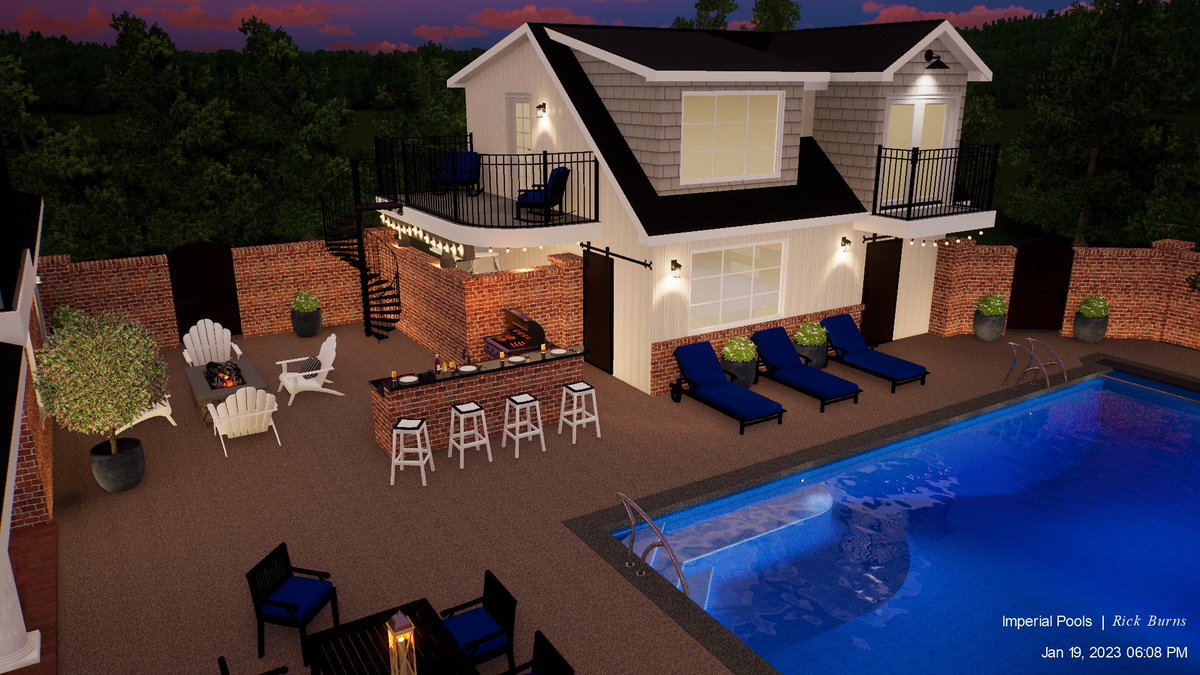 RickBurns15's tweet image. Built this pool in 1994. We were called back to design a new fresh look. #poolstudio #structurestudios #imperialpools #theburnsgroup #VIP3D #vizterra