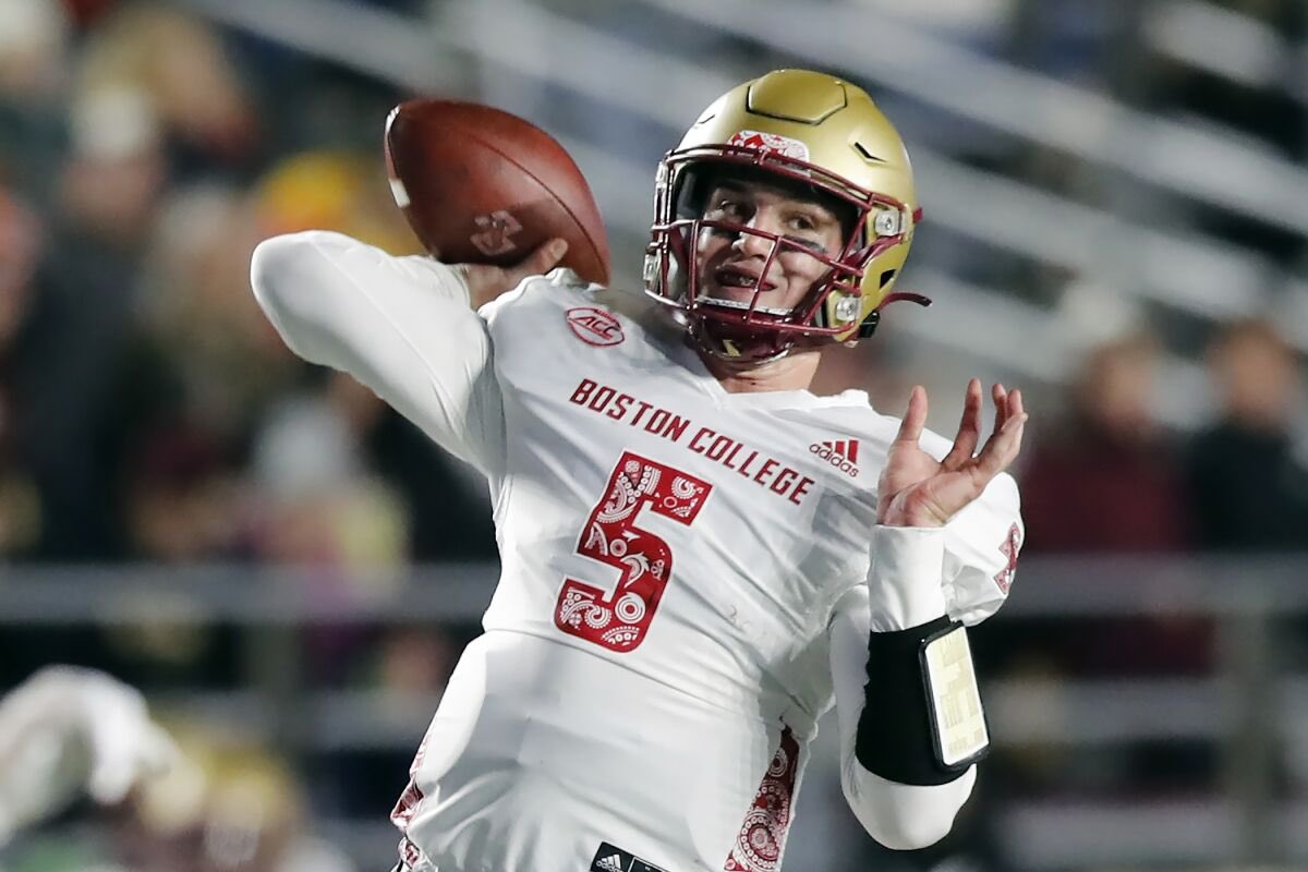 ALL GLORY TO GOD!!
After a great conversation with <a href="/Coach_Shimko/">Steve Shimko</a> I’m blessed to receive an offer from Boston College🦅 #ACC <a href="/CoachLeonardTX/">Coach Nate Leonard, M.Ed.</a> <a href="/83playmaker/">Mike Adams- M.Ed.</a> <a href="/Mickey_Scott_23/">Mickey Scott</a> <a href="/Canyon_Football/">NB Canyon Cougar Football</a> <a href="/Perroni247/">Brian Perroni</a>