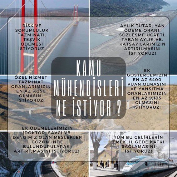 Kamu mühendisleri olarak her türlü projede imzamız varken, sizce hakettigimiz değer bu mu

<a href="/kaMUhendisleri/">Kamu Mühendisleri Platformu</a>

#KaMUhendisiZamTalebi