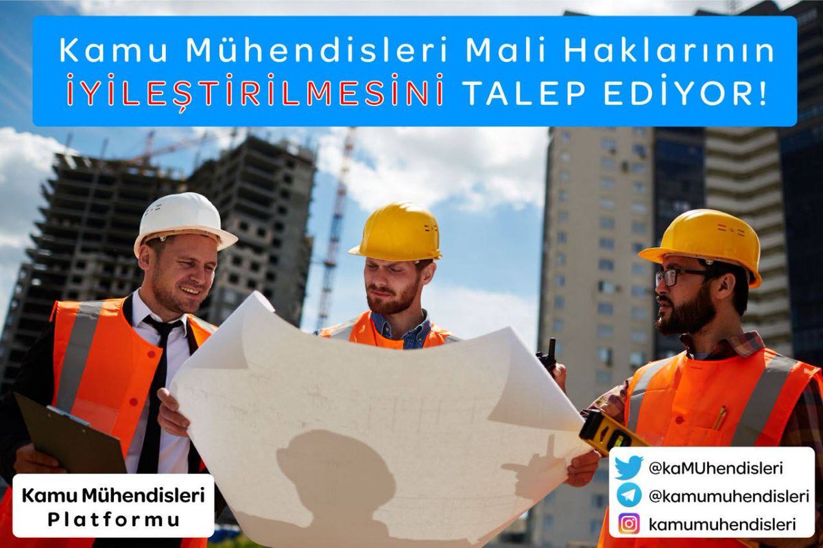 Kamuda çalışan mühendis, mimar ve şehir plancılarının ücret ve özlük haklarında iyileştirme istiyoruz.

<a href="/kaMUhendisleri/">Kamu Mühendisleri Platformu</a> 

#KaMUhendisiZamTalebi