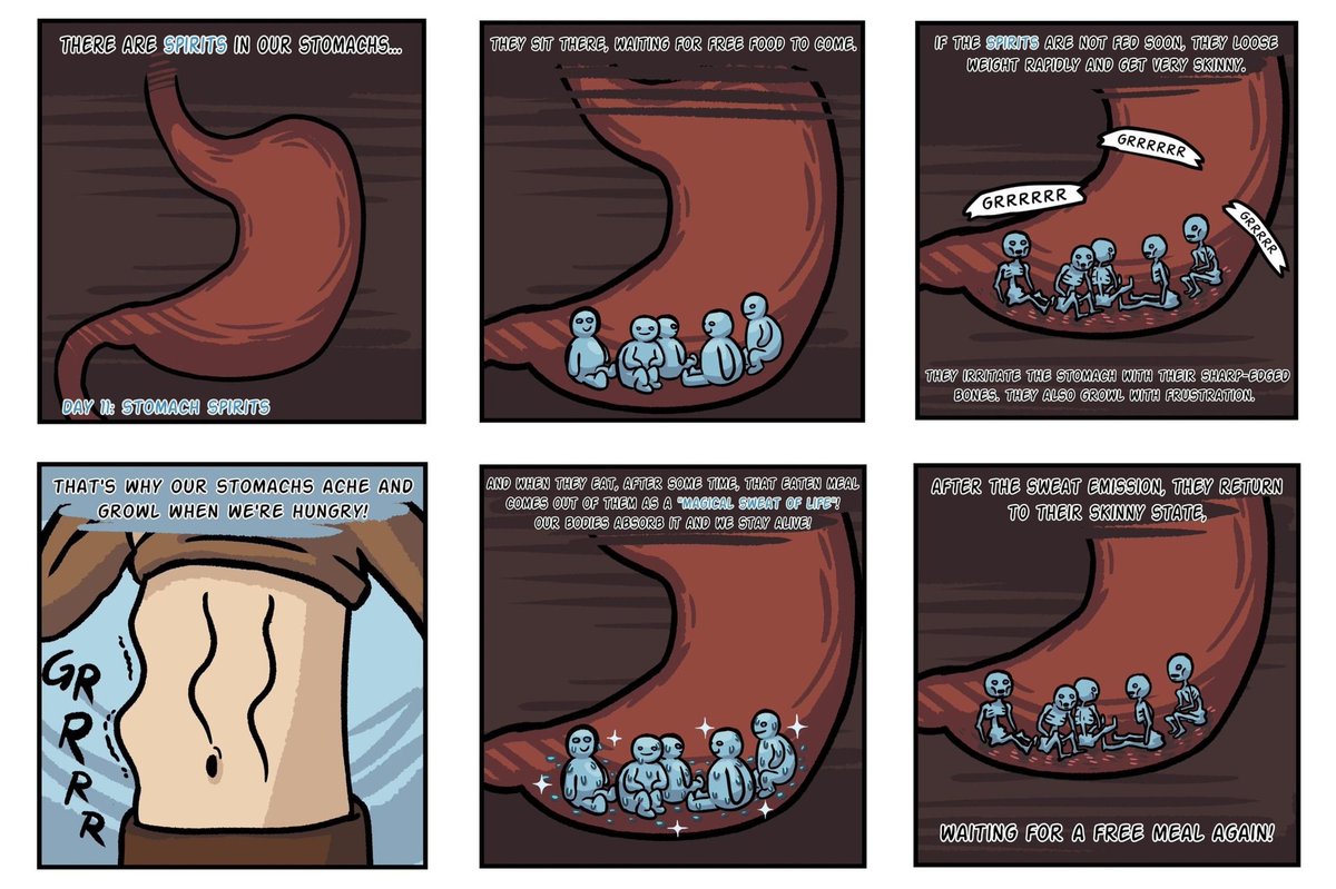 DAY 11: STOMACH SPIRITS. #HHHHHH