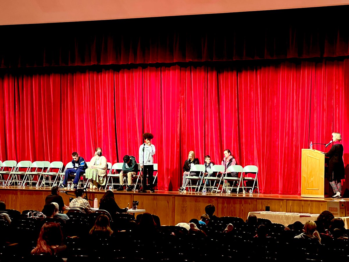 Midlakes Elementary Spelling Bee! I would’ve been eliminated on the last word… no kidding. Congratulations to all participants! It’s not easy to put yourself on the spot like this. <a href="/MidlakesSchools/">MidlakesSchools</a> #GoEagles