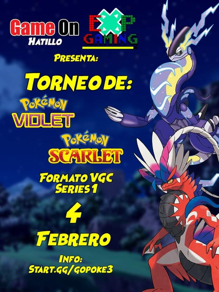 Jumbiscuit's tweet image. Les recuerdo que este sábado será el primer torneo de Pokemon SV en Game On Hatillo. 

Si llegamos al cap de jugadores (32) habrá un Pot Bonus de $50.

Pueden registrarse en: start.gg/gopoke3