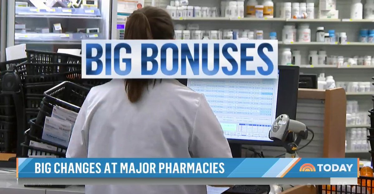 This screenshot right here will help illustrate why there's a shortage of pharmacists working in these conditions (and it's not the "Big Bonuses" part). 😵🥴 #baskettowers #patientsafety #TwitteRx