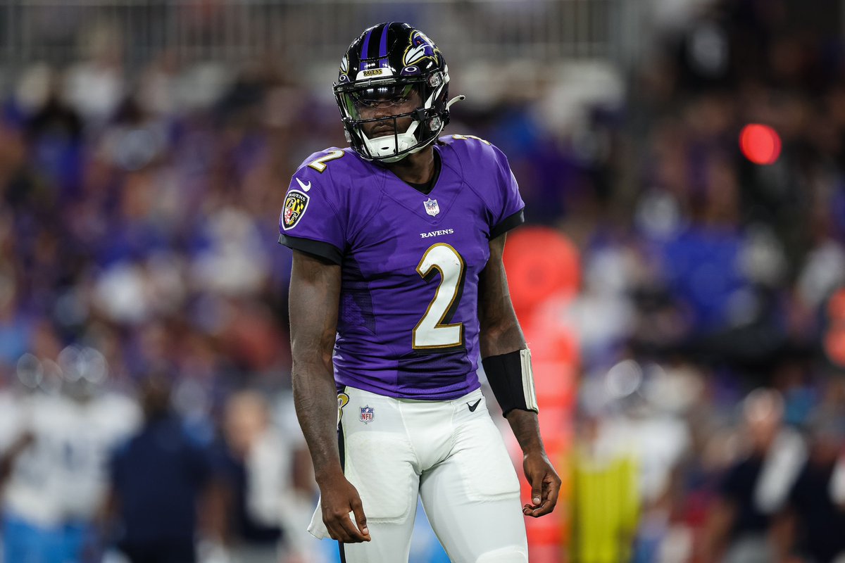 LiveRavenNation's tweet photo. Ravens QB Tyler Huntley had the 2nd highest passer rating during the postseason. https://t.co/tsKEhvuwAP