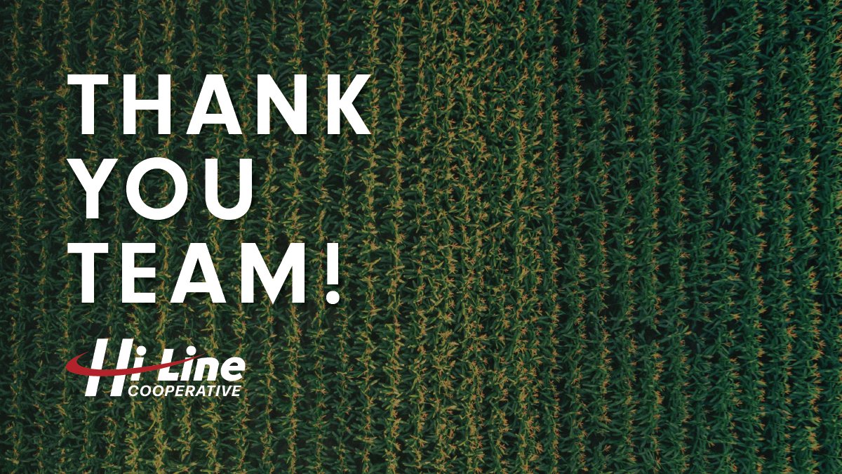 HiLine_Coop's tweet photo. Our Hi-Line team is the reason we're able to bring the best service possible to our farmers. In the end, teamwork is what makes our communities great. Thank you team! #hiline #cooperative #farm #farmers #employees #nebraskafarms #nebraska #agronomy #agronomist #agronomyservice https://t.co/Ppbo1k29CH