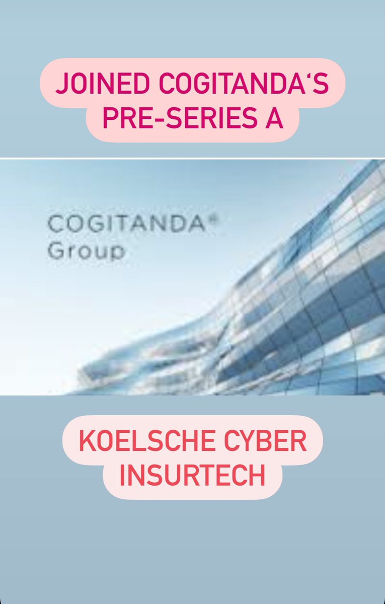 nicoleschepanek's tweet photo. Excited to join Cogitanda‘s journey #cyber #insurtech #cologne #venturecapital #nimacapital https://t.co/xkf1MYj032