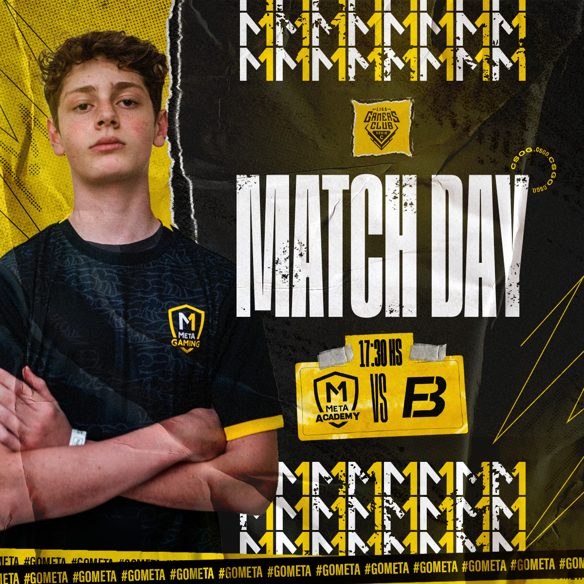 MetaGamingpy's tweet photo. #CSGO🎯 | #MetaAcademy🎓
¡HOY TENEMOS FINAL!
La Academy no se queda atras y va en busqueda del titulo de la @GamersClubCSes #SerieC 🫵💥
🆚 #FewBullets
⏰ 17:30 HS 🇨🇱🇵🇾🇦🇷
📺 https://t.co/gHZePg1gDU
#GoMeta〽️ https://t.co/8tvbOTKmAH